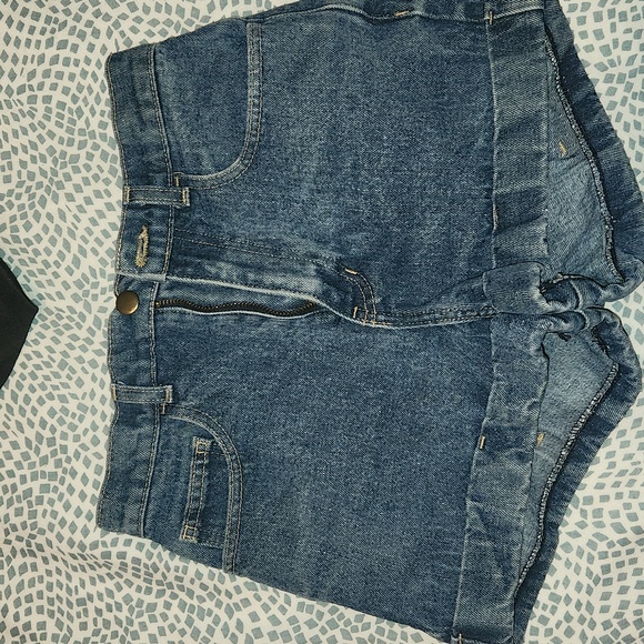 High-waisted denim shorts American Apparel - Picture 1 of 4